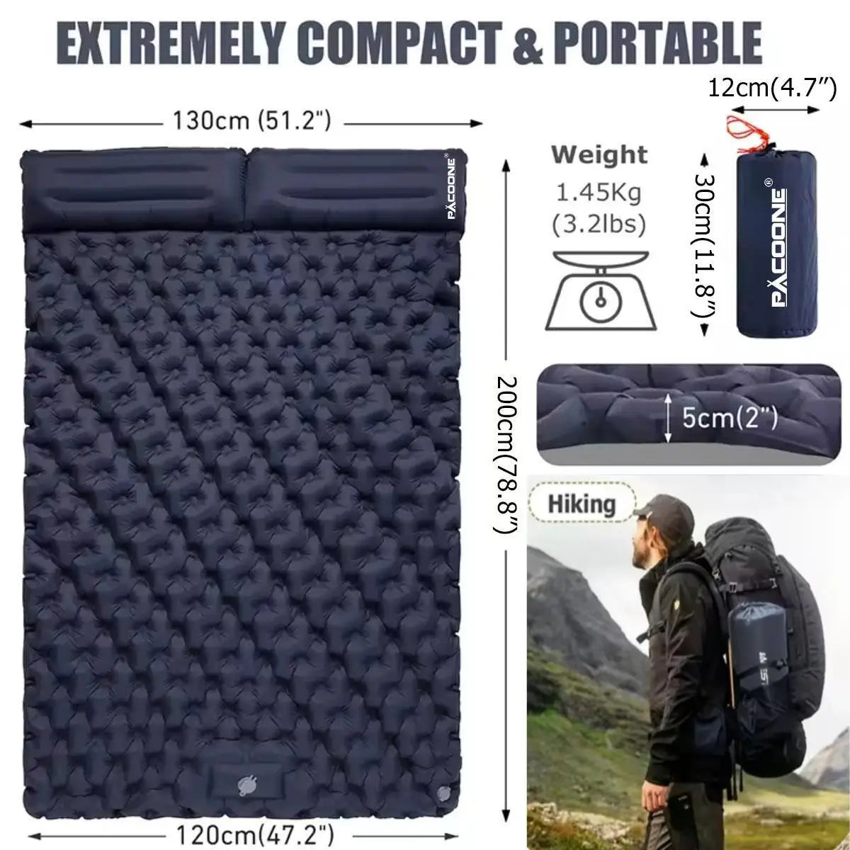 Foldable Outdoor Camping Inflatable Mattress
