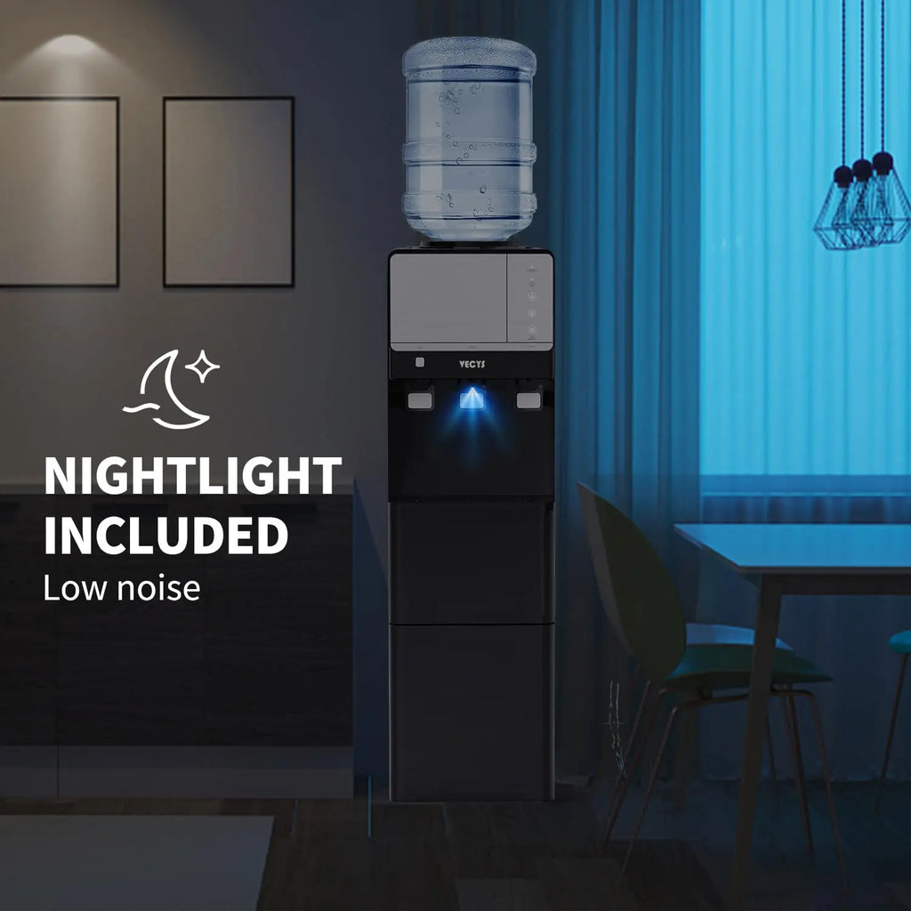 Hot and Cold Water Dispenser with Ice Maker