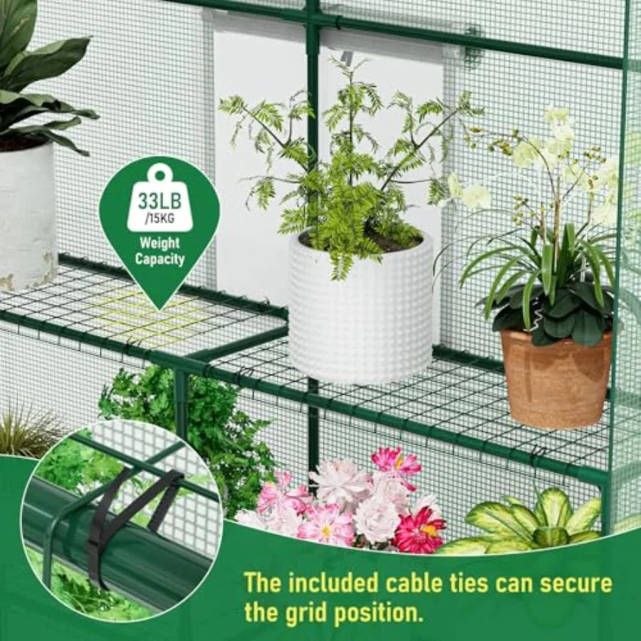Walk-in Greenhouse for Garden Outdoors Indoors