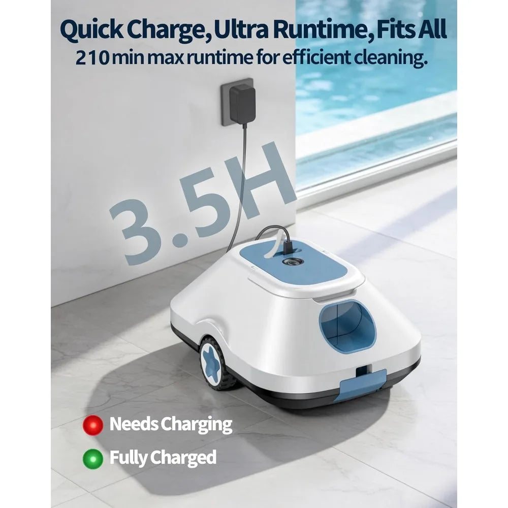 2026 Upgrade & Cordless Robotic Automatic Pool Cleaner