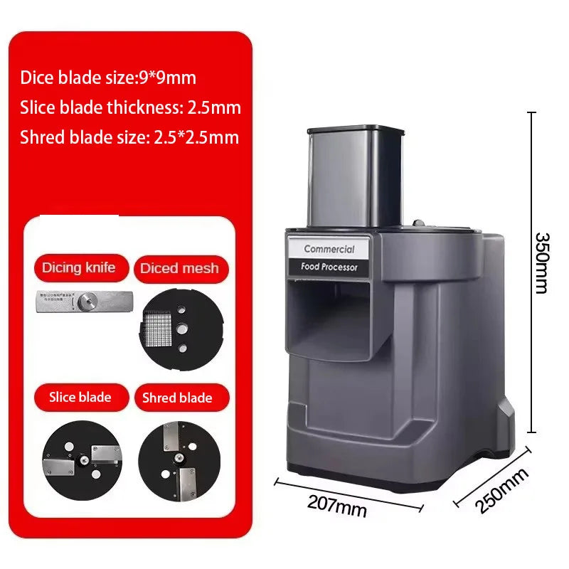 Automatic Slice Shred And Diced Vegetable Cutting Machine