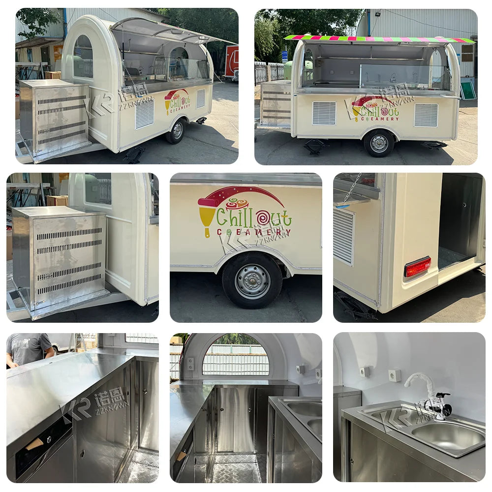 Outdoor Food Street Cart