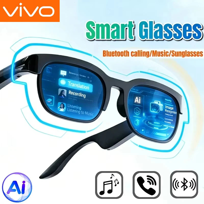 VIVO 2026 AI Translation Bluetooth Conversation Recording Listening To Music Smart Sunglasses