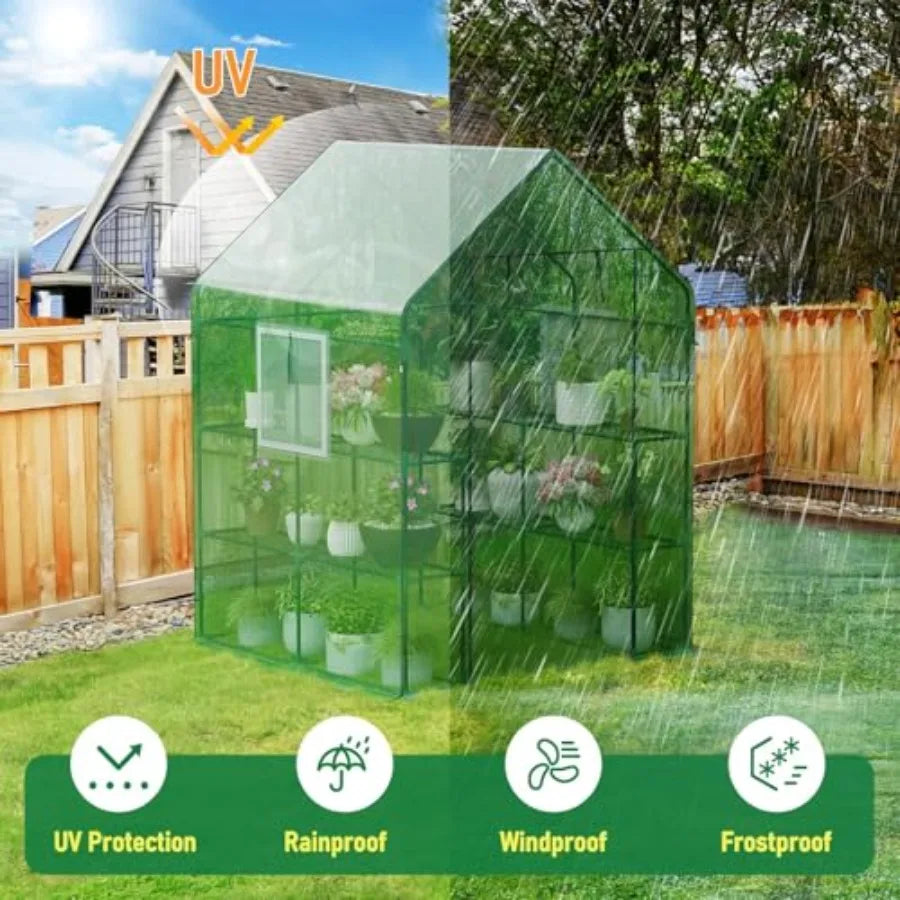 Walk-in Greenhouse for Garden Outdoors Indoors