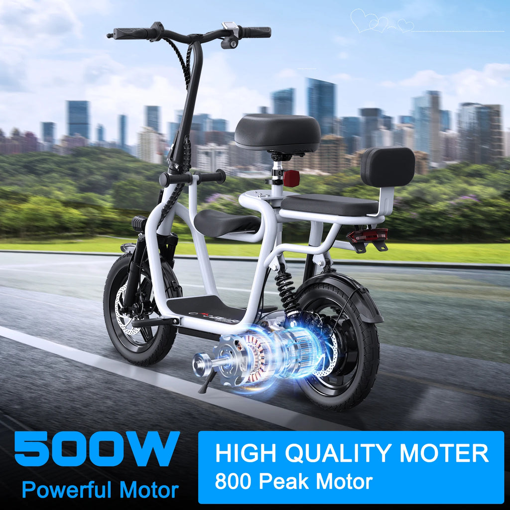 36V Electric Scooter with Adjustable Seat