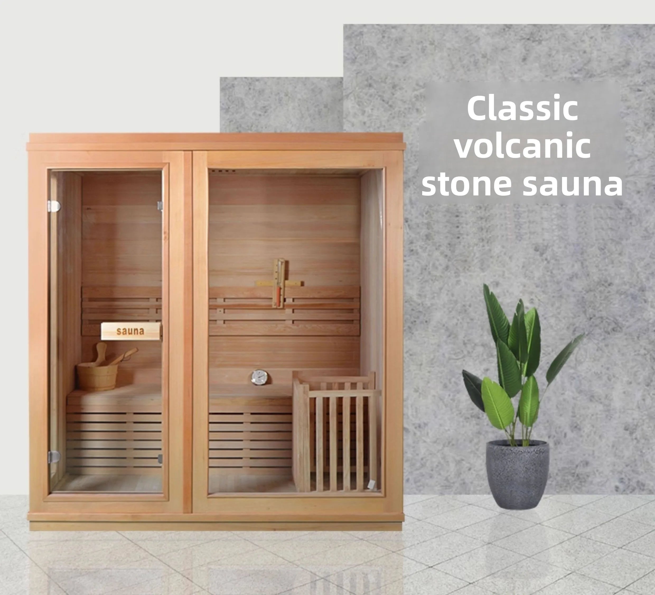 Classic Volcanic Stone Sauna