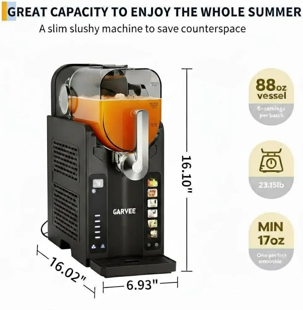 Slushie Machine Frozen Drink Maker with LED Display