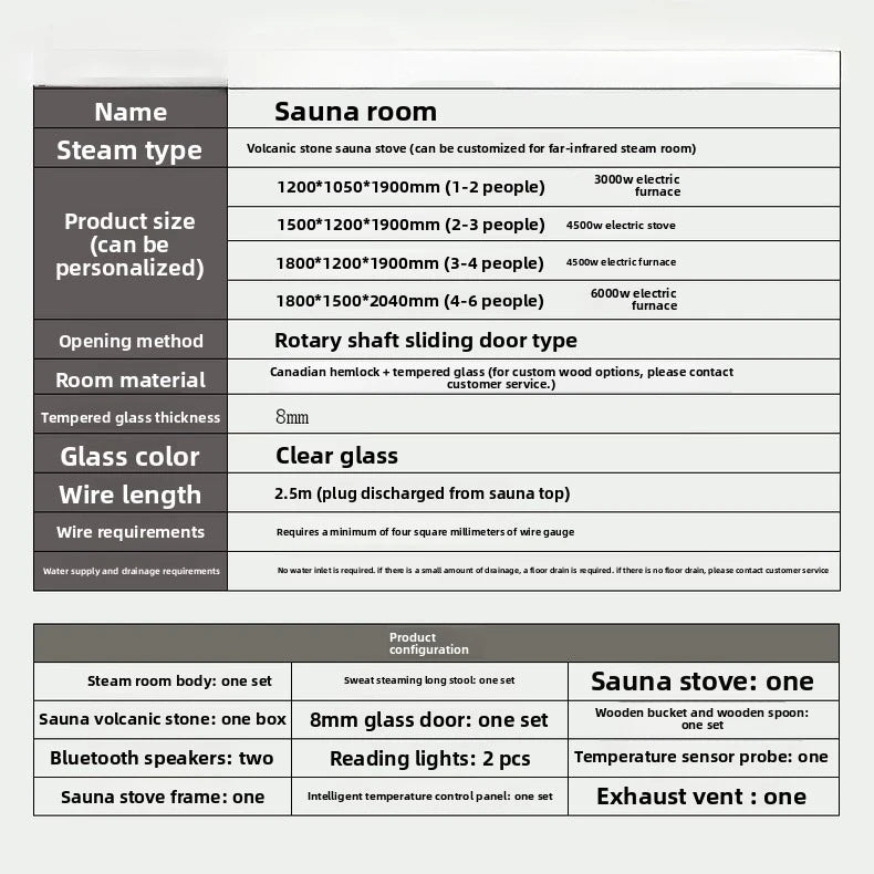 Classic Volcanic Stone Sauna